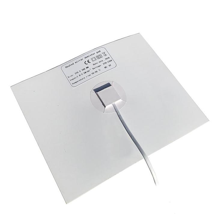 Budget spiegelverwarming 220x280 mm 15 watt, Huis en Inrichting, Woonaccessoires | Spiegels, Nieuw, Ophalen of Verzenden