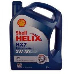 Shell Helix HX7 Professional AV 5W30 5 Liter, Auto diversen, Onderhoudsmiddelen, Ophalen of Verzenden