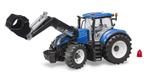 Bruder Tractor New Holland T7.315 Met Voorlader, Nieuw, Ophalen of Verzenden