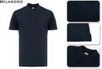 2dekans | Milanoro - Elegante polo voor heren - Koningsblauw, Kleding | Heren, Ophalen of Verzenden, Zo goed als nieuw, Milanoro
