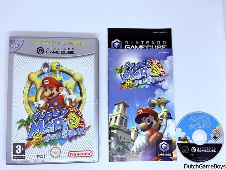 Nintendo Gamecube - Super Mario Sunshine - Players Choice -, Spelcomputers en Games, Games | Nintendo GameCube, Gebruikt, Verzenden
