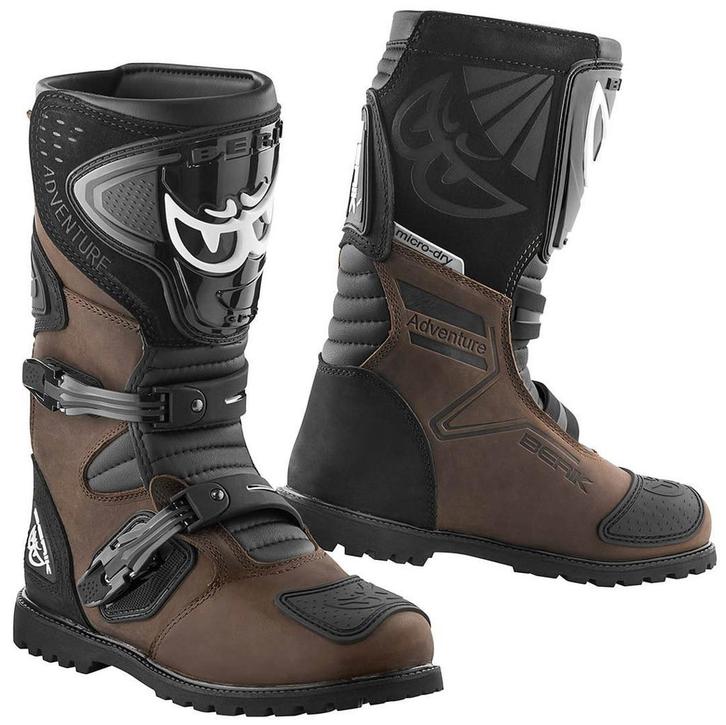 Berik All Terrain Adventure Bruin Waterdichte Motorlaarzen, Motoren, Kleding | Motorkleding, Nieuw met kaartje, Laarzen, Verzenden