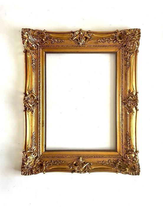 Lijst - Verguld - Rococo Ca. 1870-1890, Antiek en Kunst, Curiosa en Brocante
