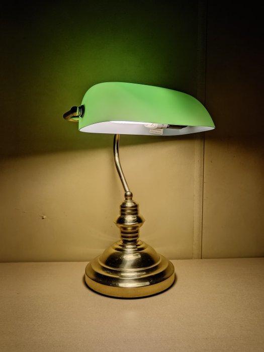 Bankierslamp - Verguld messing, Antiek en Kunst, Curiosa en Brocante