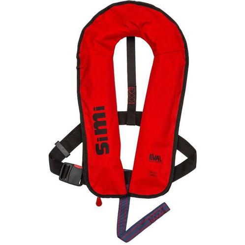 Eval Simi Opblaasbaar reddingsvest 160N rood, Watersport en Boten, Watersportkleding, Dame of Heer, Reddingsvest of Zwemvest, Nieuw