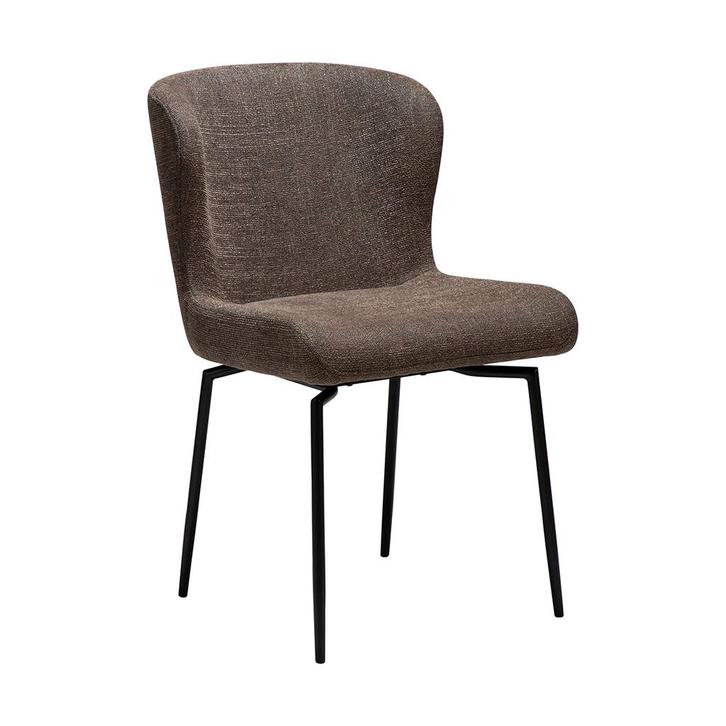 *WOONWINKEL* Dan-Form Glam Swivel Draaibare Eetkamerstoel Bo, Huis en Inrichting, Stoelen, Bruin, Nieuw, Verzenden