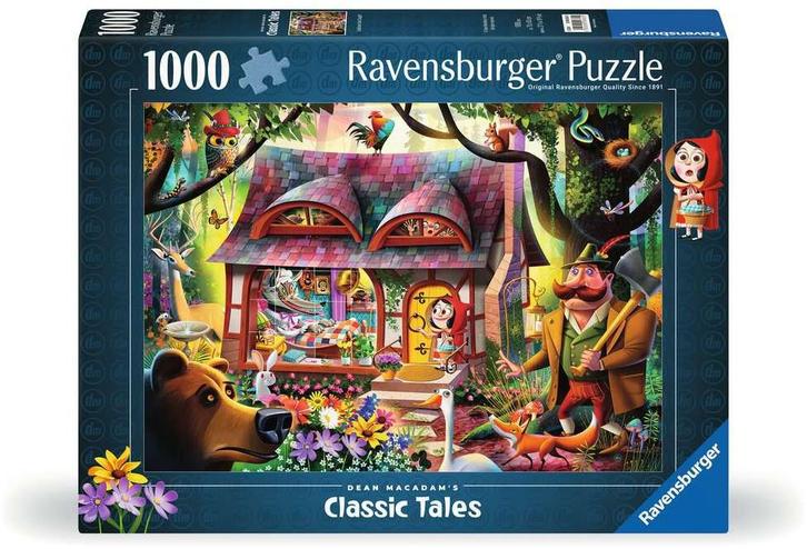 Roodkapje en de wolf Puzzel (1000 stukjes) | Ravensburger -, Hobby en Vrije tijd, Denksport en Puzzels, Nieuw, Verzenden
