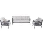 Calpi stoel bank loungeset 3 delig rope 4 Seasons Outdoor, Tuin en Terras, Ophalen of Verzenden, Nieuw