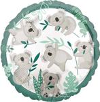 Koala Helium Ballon Leeg 45cm, Hobby en Vrije tijd, Feestartikelen, Verzenden, Nieuw
