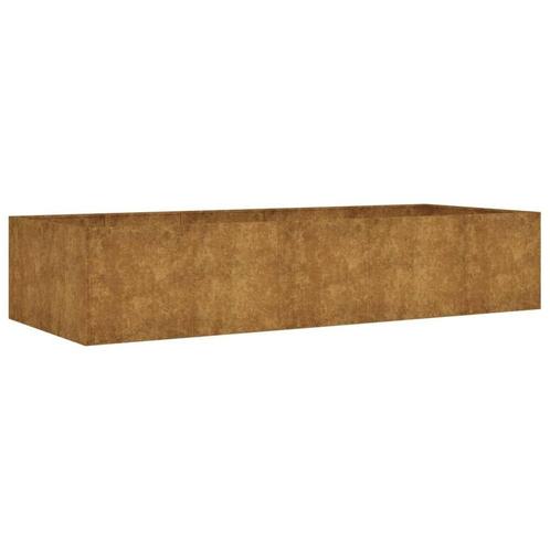 Verhoogde Plantenbak 200cm Cortenstaal - OP=OP! - Koop Nu!, Tuin en Terras, Bloembakken en Plantenbakken, 30 tot 60 cm, 100 cm of meer