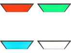 BRILLIANT Abie LED Plafondpaneel 60x60cm - RGB - Zandzwart -, Verzenden, Nieuw