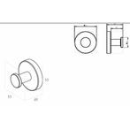 Toilet Accessoires Set Wiesbaden Alonzo Geborsteld RVS, Doe-het-zelf en Verbouw, Sanitair, Ophalen of Verzenden, Nieuw