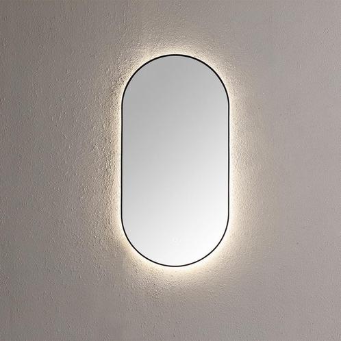Spiegel Sanilux Ovaal Met Direct LED 3 Kleuren Instelbaar, Doe-het-zelf en Verbouw, Sanitair, Bad, Nieuw, Ophalen of Verzenden