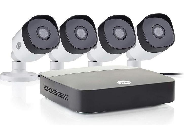 Yale Smart Home - Camera set XL - 4 cameras met nachtzicht, Audio, Tv en Foto, Videobewaking, Nieuw, Verzenden