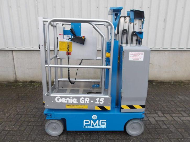 Veiling: Masthoogwerker Genie GR-15 6.50m Elektrisch 2018, Zakelijke goederen, Machines en Bouw | Liften, Steigers en Ladders