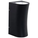 Tuinlamp/Wandlamp Vierkant/Ovaal Mat Zwart 12W 4200K, Minder dan 50 watt, Nieuw, Ophalen of Verzenden, Hanglamp
