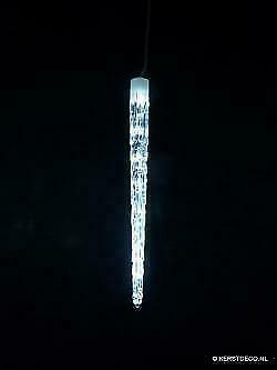 5 LED ijspegels snowing down effect COOL BLUE, Diversen, Kerst, Nieuw, Ophalen of Verzenden