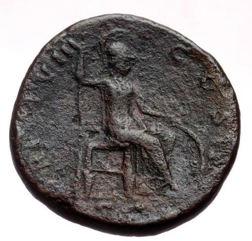 Romeinse Rijk. Marcus Aurelius (AD 161-180). Sestertius, Postzegels en Munten, Munten | Europa | Niet-Euromunten