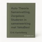 Auto Theorie Samenvatting, Zorgeloos Studeren in, Verzenden, Zo goed als nieuw, Erik Kantelberg