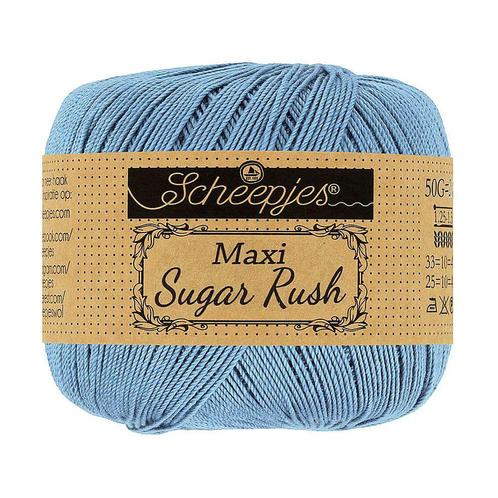 Scheepjes Maxi Sugar Rush - 247 bluebird - Katoen Garen, Hobby en Vrije tijd, Breien en Haken, Ophalen of Verzenden
