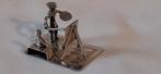 Miniatuur beeldje - SCHILDERWERK - .835 zilver, Antiek en Kunst