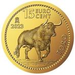 Spanje. 2023 1/10 oz €0.15 Euro Cent Spanish Toro Bull Gold