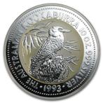 Kookaburra 10 oz 1993, Zilver, Losse munt, Verzenden