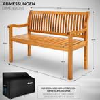 Houten Tuinbank - Weerbestendig - 3 personen - Bruin - Tillv, Verzenden, Zo goed als nieuw