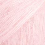 DROPS Kid-Silk Uni Colour - 72 pastelroze - Mohair Garen, Ophalen of Verzenden, Nieuw