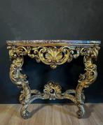Wandtafel - Hout, Marmer - Antieke console Luigi XV