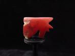Oud-Egyptisch Rode Jaspis Oog van Horus/Wedjat-amulet - 1.6