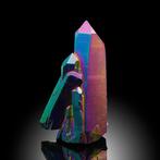 XL Twin Rainbow Titanum Aura Kwarts, Kristalcluster -