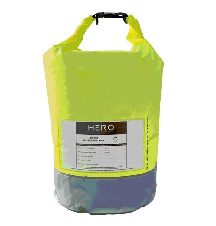 Hero Grab Bag Reddingsvlot +24 uur, Watersport en Boten, Accessoires en Onderhoud, Nieuw, Ophalen of Verzenden