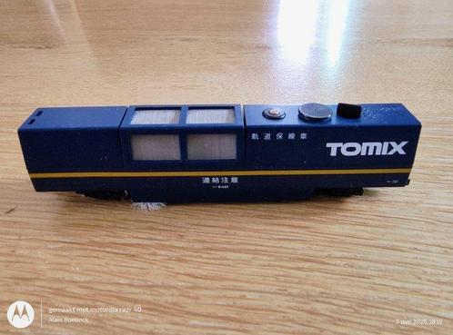 Tomix N - 6421 - Modeltrein (1) - Track cleaning car blauw ,, Hobby en Vrije tijd, Modeltreinen | N-Spoor