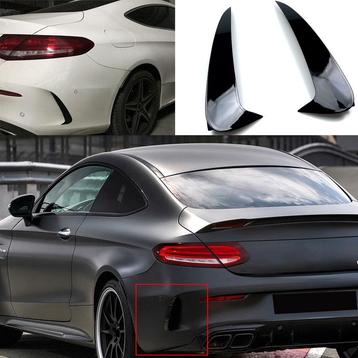 AERO FLAPS ZWART GESCHICKT VOOR MERCEDES  C-KLASSE C205 (COU beschikbaar voor biedingen