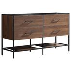 Onderkast Differnz Industrial 139 cm Bruin, Doe-het-zelf en Verbouw, Ophalen of Verzenden, Nieuw, Bad