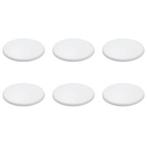 Afdekplaat plafond | Q-link | 6 stuks (Rond, Ø125mm, Wit), Verzenden, Nieuw