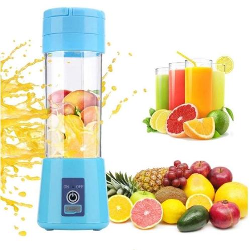Draagbare Blender met 6 Freesmessen  - Portable Smoothie, Witgoed en Apparatuur, Blenders, Nieuw, Verzenden