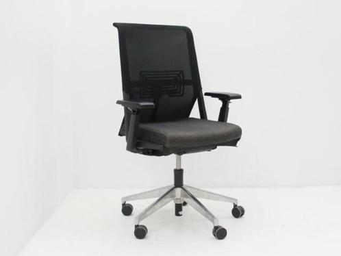 Bureaustoel Comforto D5965 - stof diepbruin - voet chroom -, Huis en Inrichting, Bureaus, Gebruikt, Ophalen of Verzenden
