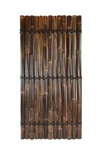Bamboescherm zwart half rond 180x90cm, Tuin en Terras, Schuttingen, Nieuw, Verzenden