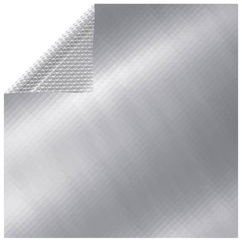 vidaXL Zwembadhoes rechthoekig 800x500 cm PE zilverkleurig, Tuin en Terras, Zwembad-toebehoren, Nieuw, Verzenden