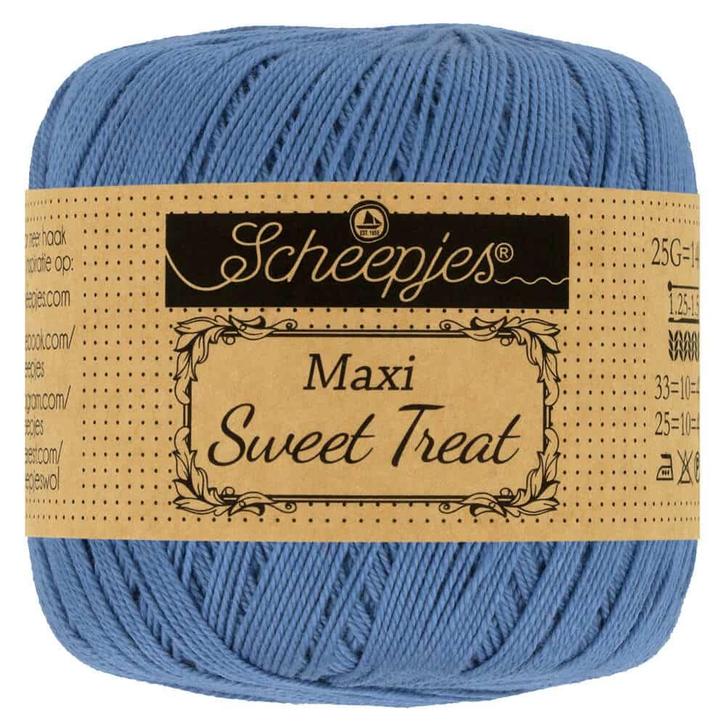 Scheepjes Maxi Sweet Treat 25gr - 261 Capri Blue, Hobby en Vrije tijd, Breien en Haken, Nieuw, Verzenden