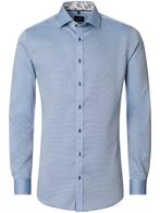 Venti Heren Overhemd Met Bloemenkraag Blauw Body Fit, Kleding | Heren, Verzenden, Nieuw, Blauw