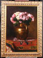 Guillaume Alaux (1856-1912) - Still life of flowers, peonies