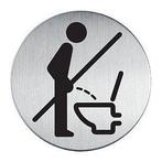 Infobord pictogram durable verboden std urineren | 1 stuk, Ophalen of Verzenden