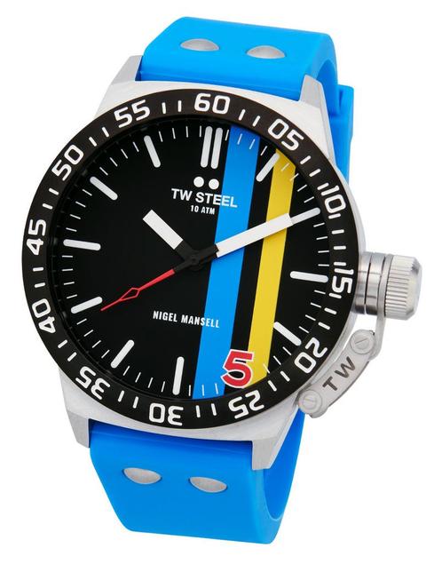 TW Steel TWCS113 Canteen Nigel Mansell horloge 45 mm, Sieraden, Tassen en Uiterlijk, Horloges | Heren, Kunststof, Nieuw, Staal