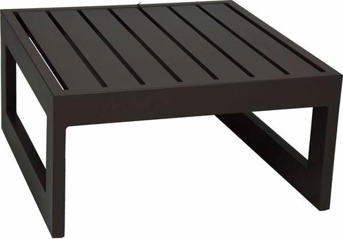 Stern Holly bijzettafel/Hocker Aluminium - Zwart mat, Tuin en Terras, Tuintafels, Ophalen of Verzenden
