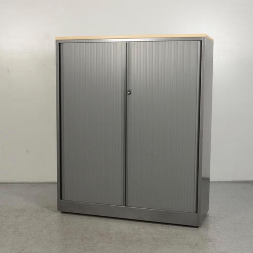 Roldeurkast Ahrend - Antraciet - 144 x 120 cm - Ahorn, Huis en Inrichting, Kasten | Roldeurkasten en Archiefkasten, Ophalen of Verzenden