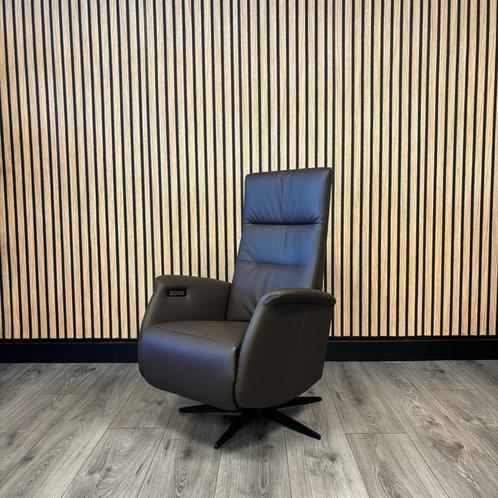 Relaxfauteuil De Toekomst BB-R04A04, Huis en Inrichting, Fauteuils, Nieuw, Leer, Ophalen of Verzenden