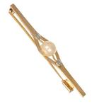Broche - 18 karaat Geel goud, Witgoud - Parel, Sieraden, Tassen en Uiterlijk, Antieke sieraden